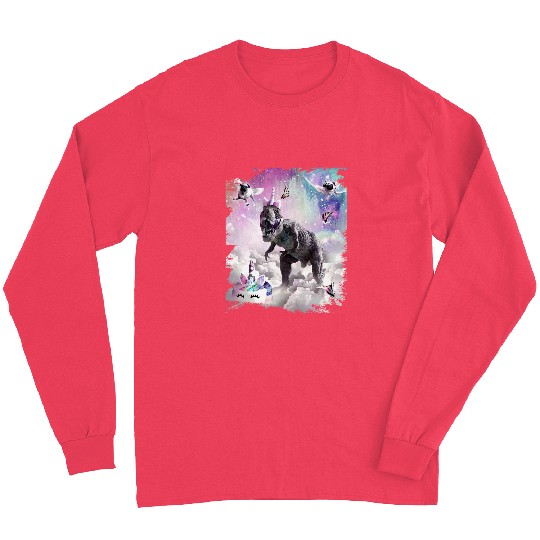 Unicorn Pet Rainbow Dinosaur Long Sleeves