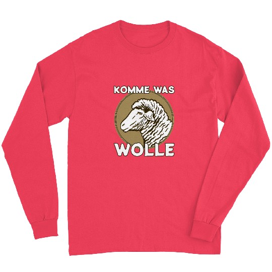 Sheep Pet Komme was Wolle Sheep Lamb Shepherd Shepherd Shepherd Long Sleeves