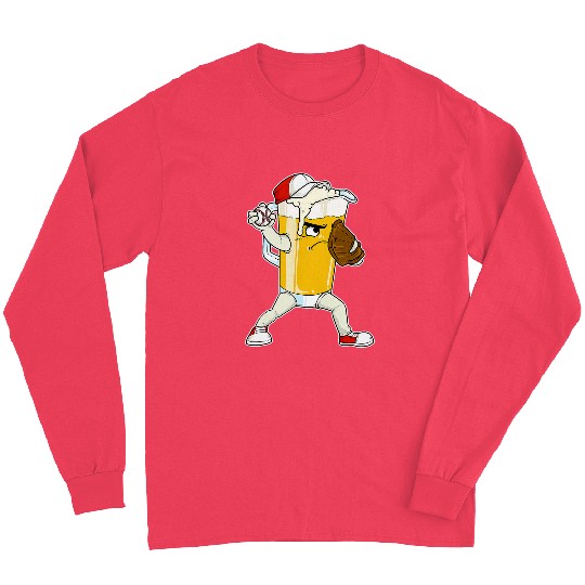 Beer Fun Baseball Pitcher Pub Long Sleeves