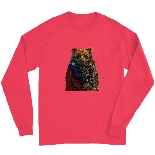 Bear Pet Spectrum Fur Vibrant Pride Edition Gay Bear Long Sleeves
