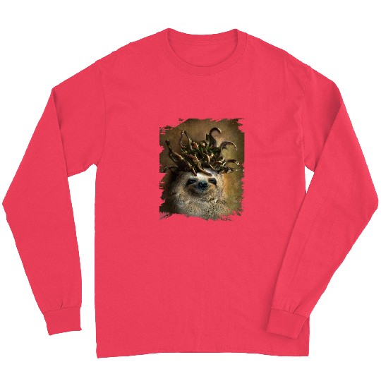 Sloth Pet Evil Slothdusa Medusa Sloth Long Sleeves