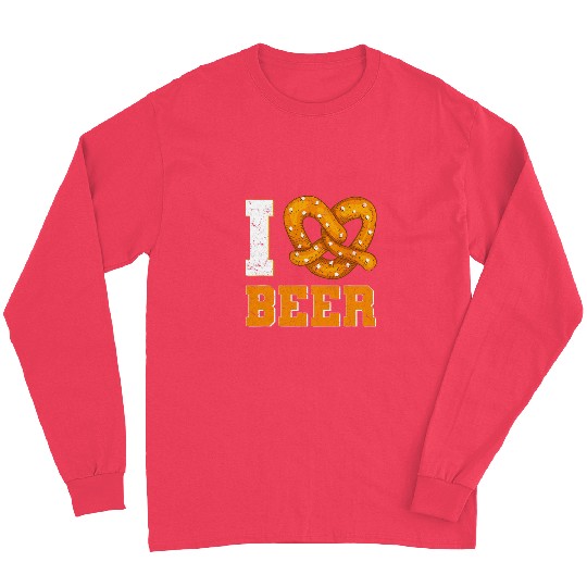 Beer Fun I Love Beer Soft Pretzel Long Sleeves