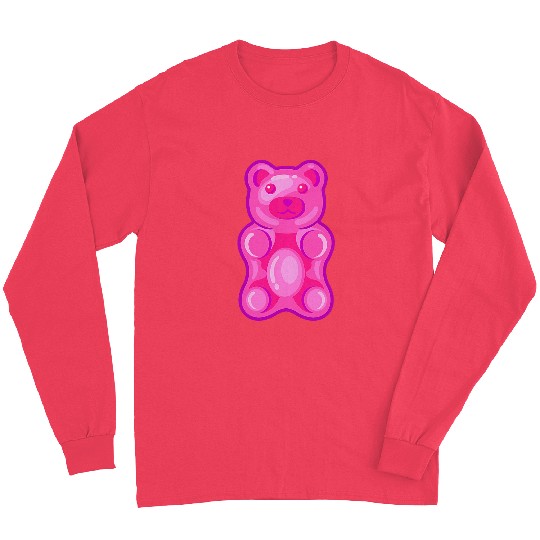 Bear Pet Pink Gummy Bear Candy Long Sleeves