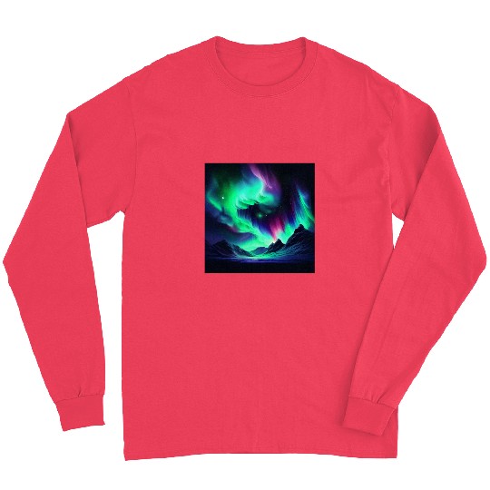 Northern Lights Aurora Borealis 3 Long Sleeves