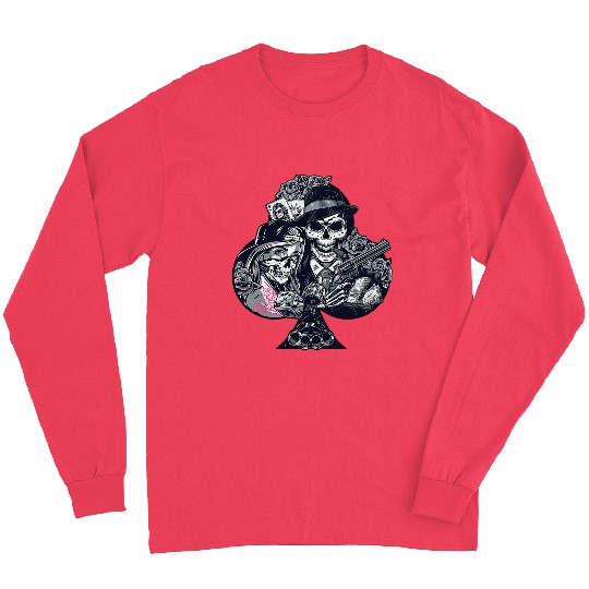 Skeletons vintages Chicano Outfit Long Sleeves