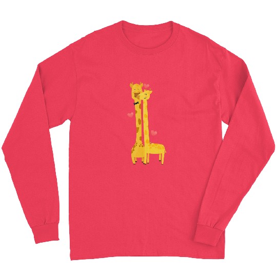 Giraffe Pet COUPLES GIFT Wedding Anniversary Engagement Party 1 Long Sleeves