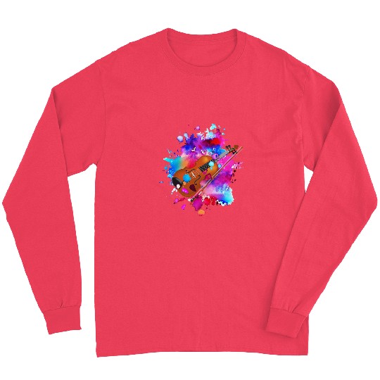 Instrument Music Violin Player Violin Abstract Fiddle Long Sleeves