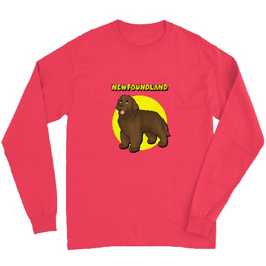 Cute Brown Newfoundland Long Sleeves