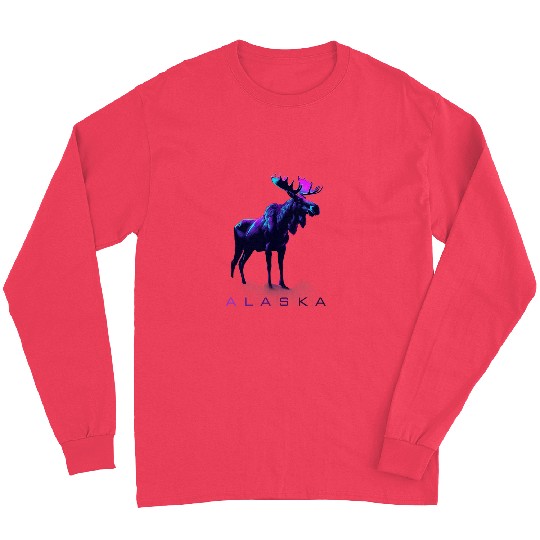 Lacrosse Gift Moose Alaska Costume supernatural merchandise 22 Long Sleeves