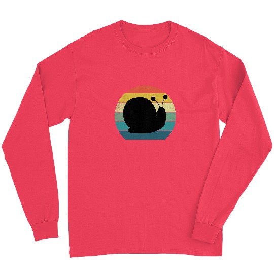 Snail Slow Shell Retro vintages 70s 80s Long Sleeves