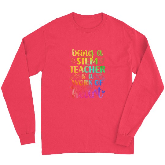 Science Technology Engineering Math STEM Teacher Long Sleeves