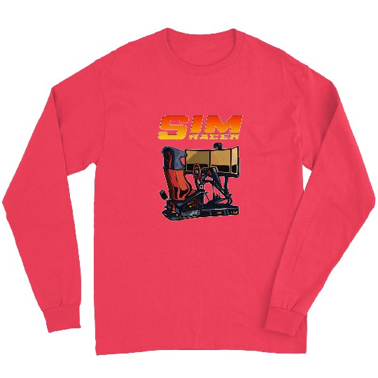 Sim Racer Sim Racing Games Driving Simulator Gamer Long Sleeves