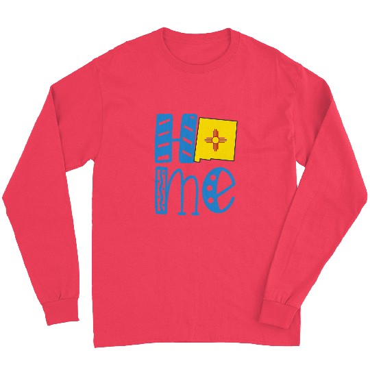 homes New Mexico in Art Block Letters Long Sleeves