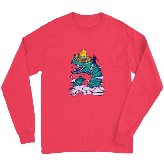 Worm Farmer Sombrero Mexican Worm Mexico Composting Long Sleeves