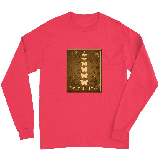 Monarch Butterfly Soft Grunge Aesthetic Evolution Long Sleeves