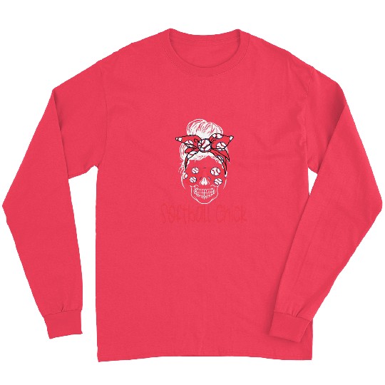 Softball Player Pitcher Catcher Funny Coach Long Sleeves