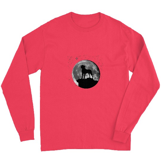 Rhodesian Ridgeback Dog Moon Long Sleeves