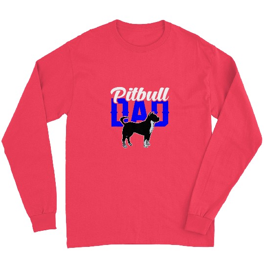 Pitbull Dad Long Sleeves