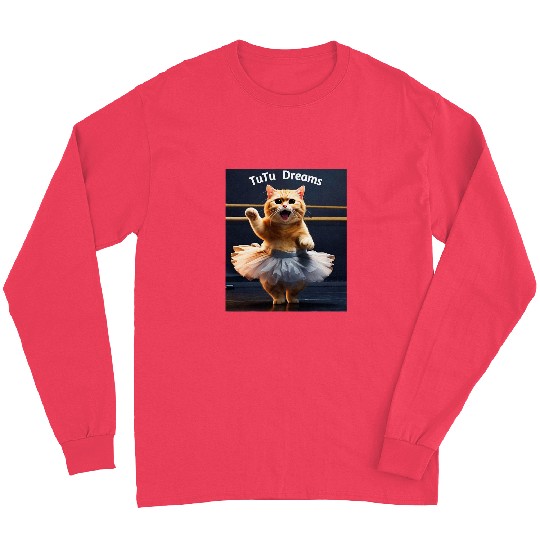 TuTu Dreams Dancing Ballet Kitty Cat Long Sleeves