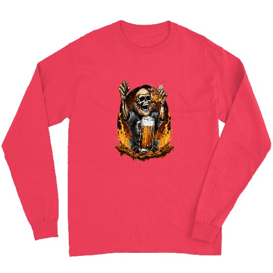 Skeletons Skull Trends Inspiration Graphic Design Art Cool Long Sleeves