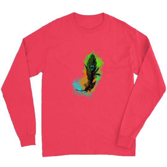 Nice Summer Feather Long Sleeves