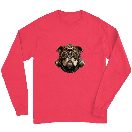 Steampunk Pug Long Sleeves
