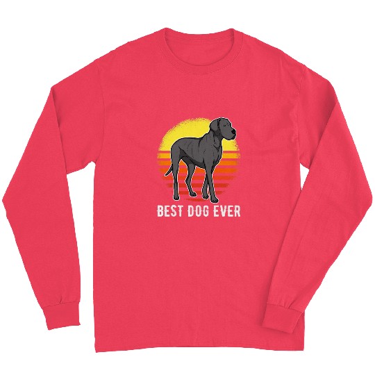 Dog Great Dane German Mastiff Great Dane Sunset 29 9 7 Long Sleeves