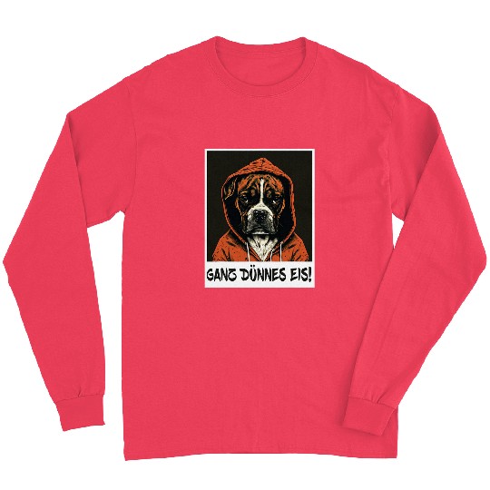 Very thin ice cream bulldog morning gross colleague sarcasms 2 Long Sleeves