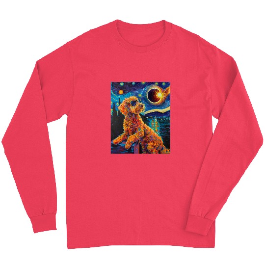 Total Solar Eclipse Goldendoodle Dog Long Sleeves
