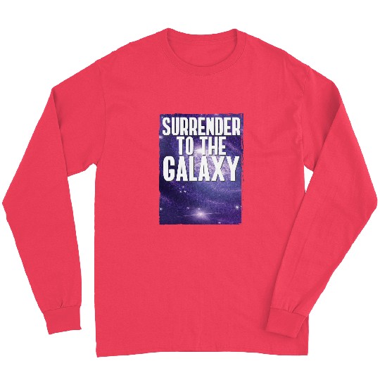Surrender To The Galaxy Universe Planets Long Sleeves