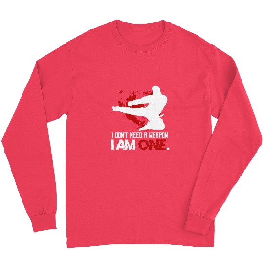 Karate Kicking Combat Sport Training Japanese Martial Art Long Sleeves