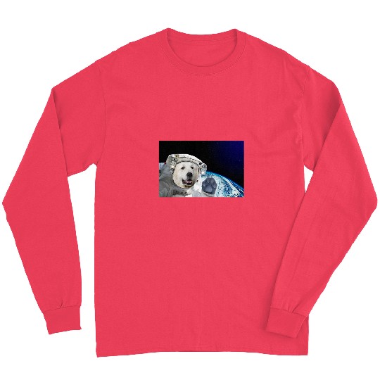 Dog in Space Great Pyrenees Long Sleeves