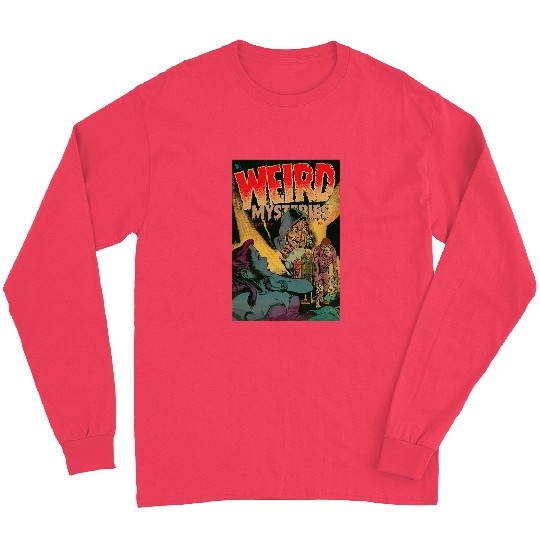 Halloween Horror vintages Evil Witch Comic Book Retro Scary Long Sleeves