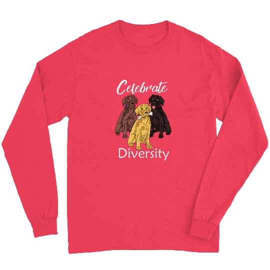Labrador Retriever Diversity Gift Yellow Lab Gift Long Sleeves