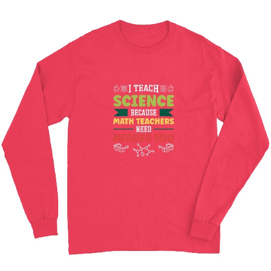 Professor Teaching Student Science Teacher Long Sleeves