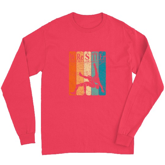 Wrestler Periodic Table Elements Wrestling Nerd vintages Long Sleeves