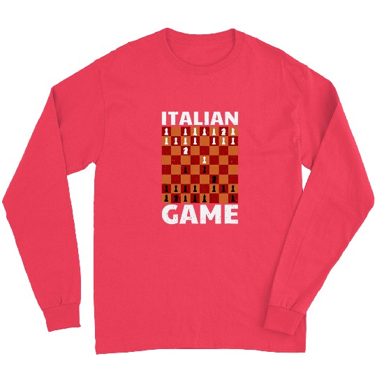 Italian Game Chess Player Long Sleeves