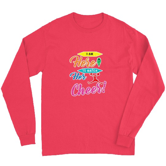 Cheer Mom Life Competition Cheerleading Clever Phrase Long Sleeves