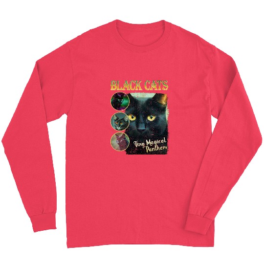 Funny black cats Lover 90s Bootleg Long Sleeves