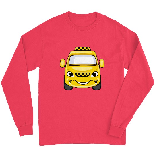 Taxi design art Long Sleeves