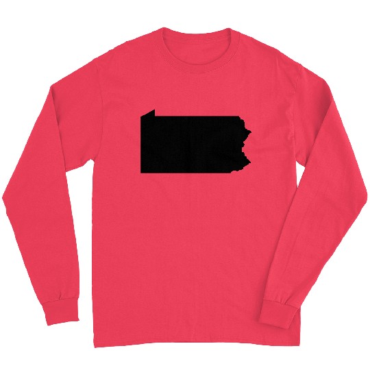 Pennsylvania map Long Sleeves