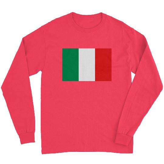 National Flag Of Italy Long Sleeves