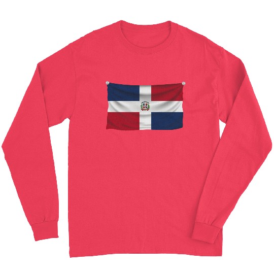 flag dominican republic Long Sleeves