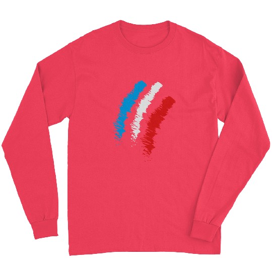 vintage flag of France Long Sleeves