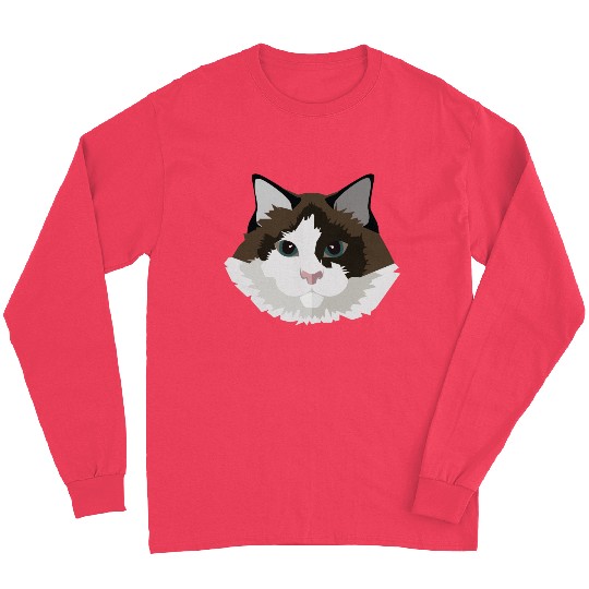 Cat face Long Sleeves