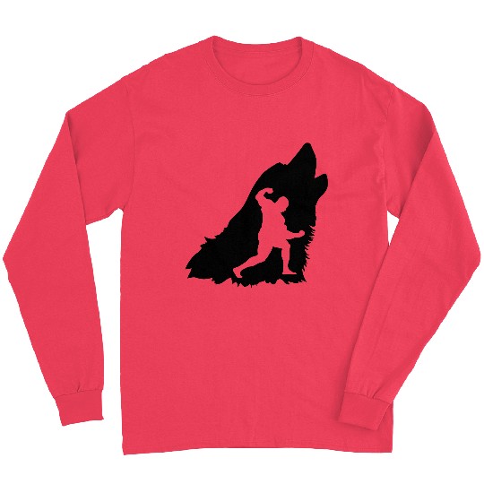 wolf body builder Long Sleeves