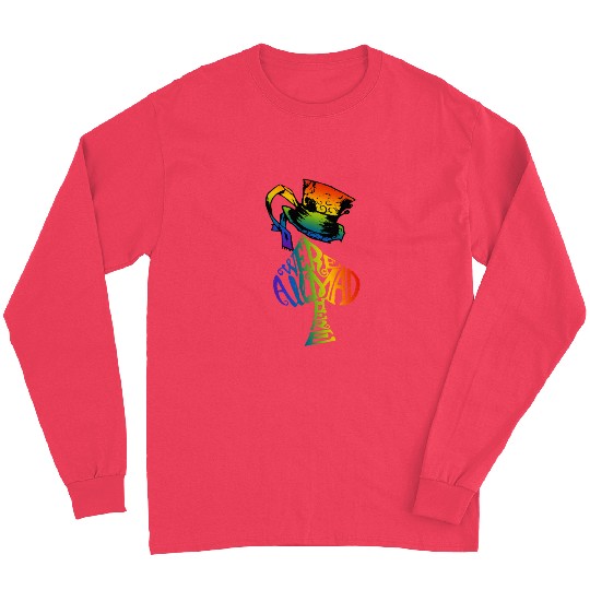 Alice in Wonderland | Were All Mad Here | Mad Hatter | LGBT Rainbow Long Sleeves