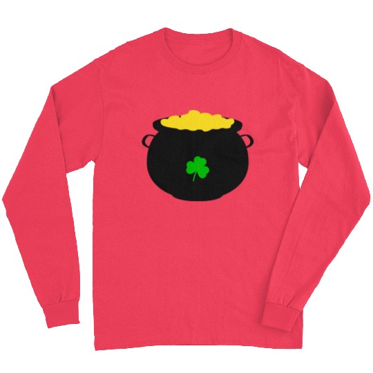 Pot of Gold St Patricks Day Long Sleeves