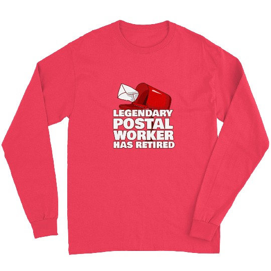 Funny Post Office Retired Postal Worker Gift Idea Long Sleeves