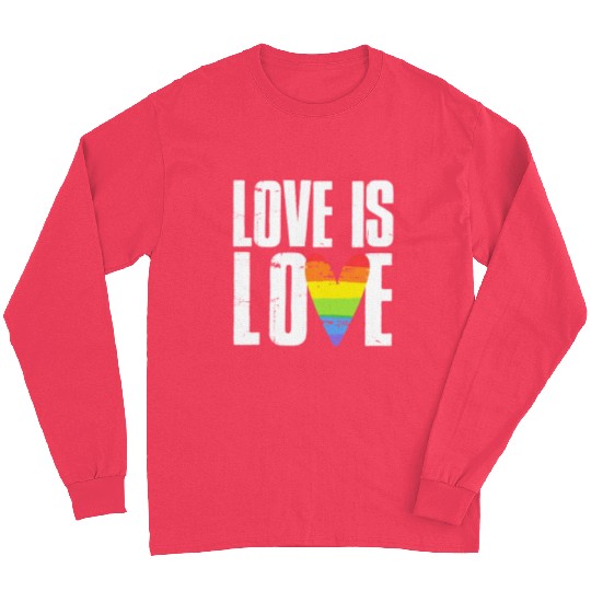 Love Is Love - white Long Sleeves